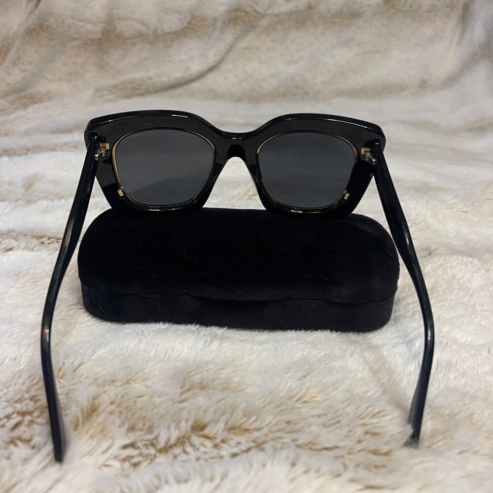 NEW Gucci Women’s Black & Gold GG1151s - 001 Sunglasses - Picture 5 of 8